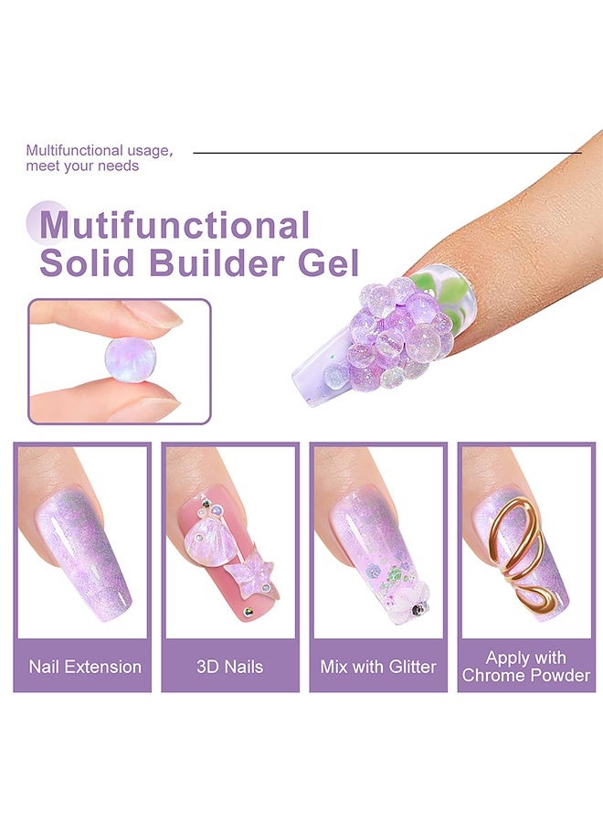 LIMEGIRL Non-sticky Aurora Extended Glue, Malleable Glue for Shaping, Phototherapy Nail Polish, Acrylic Nail Glue, 5g (02#) - Image 4